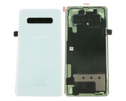Hátlap Samsung Galaxy S10 (SM-G973), akkufedél + ragasztóval GH82-18381F fehér (rendelésre)
